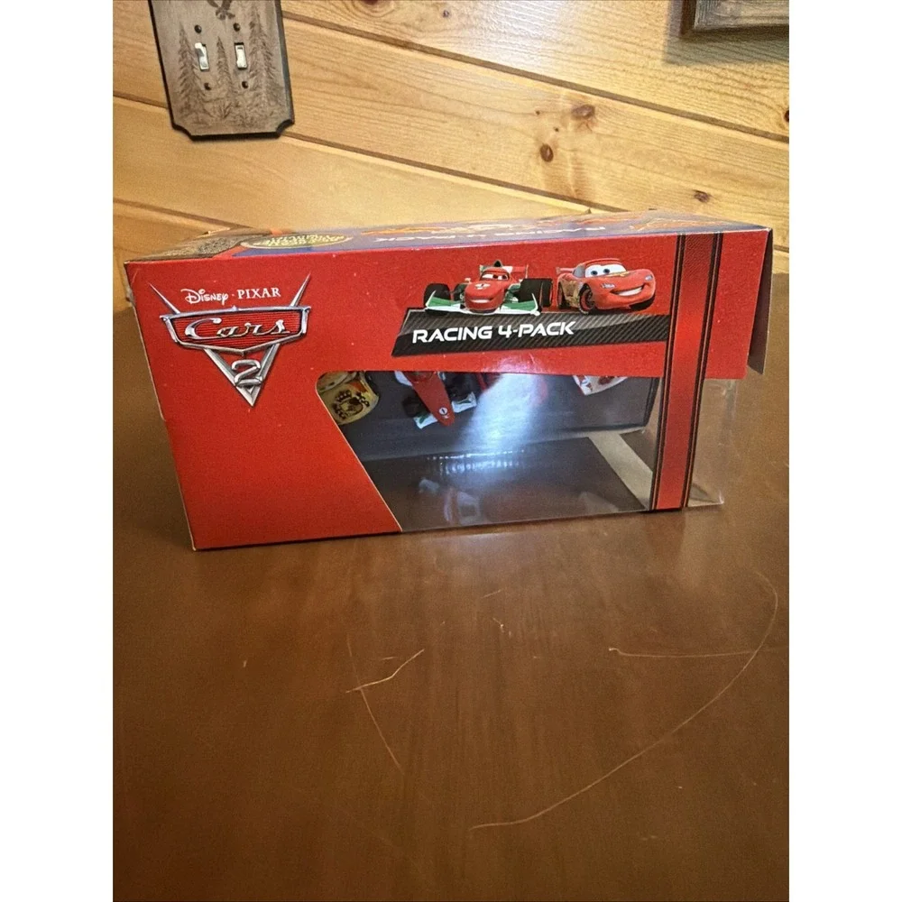 NEW DISNEY PIXAR CARS 2 RACING SHU TODOROKI, BERNOULLI, MIGUEL, McQUEEN 4 PACK